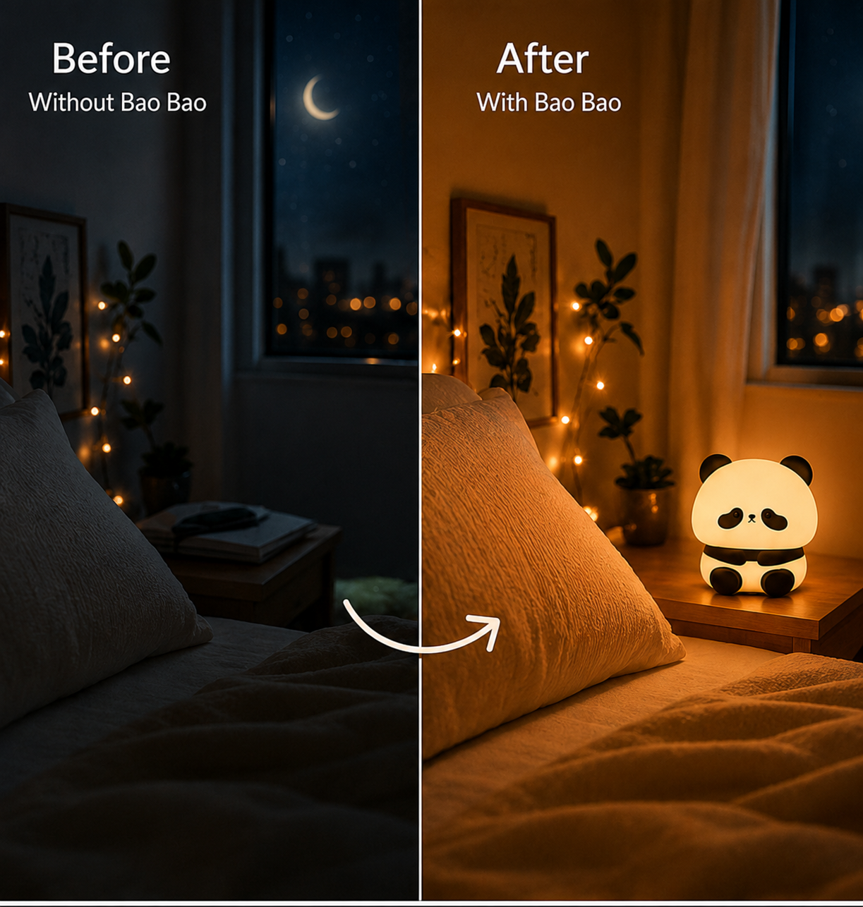 Bao Bao Panda Lamp